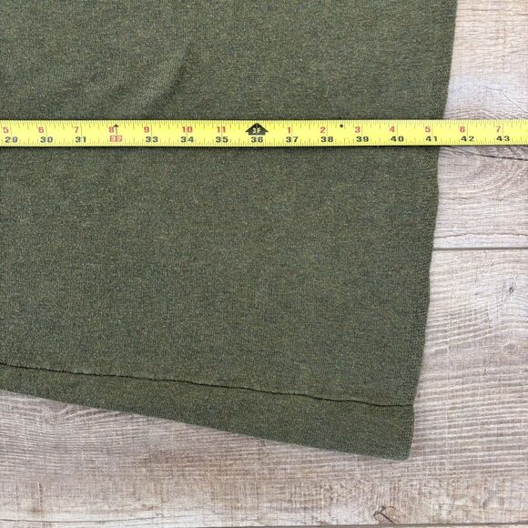 J.Jill Womens Green Sweater Dress 2X Cotton Capsule Classic Minimalist Teacher - Picture 12 of 12